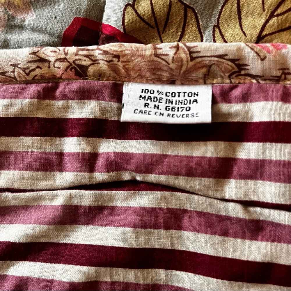 Anthropologie Rare Vintage Y2K Vibrant Floral Boho Quilt Queen - Picture 10 of 15